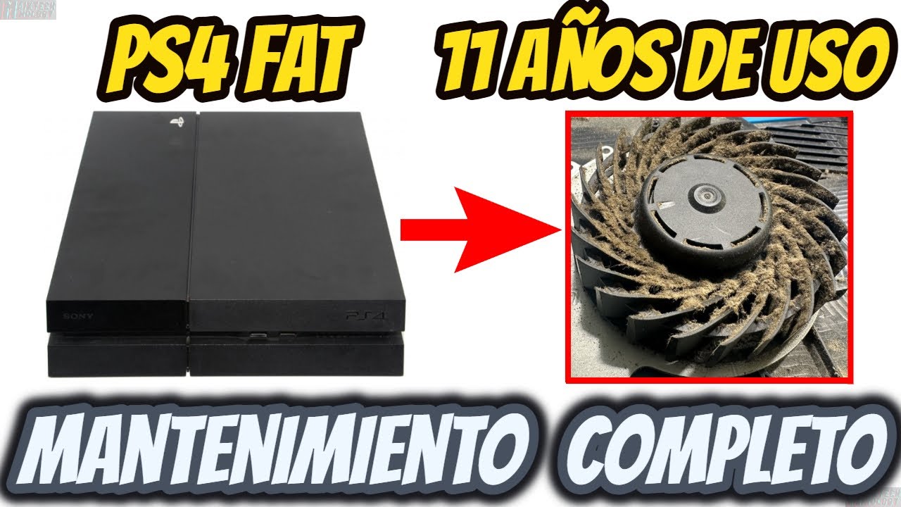 🧹¡PS4 Fat! 11 años de Uso // Mantenimiento Completo en 2025