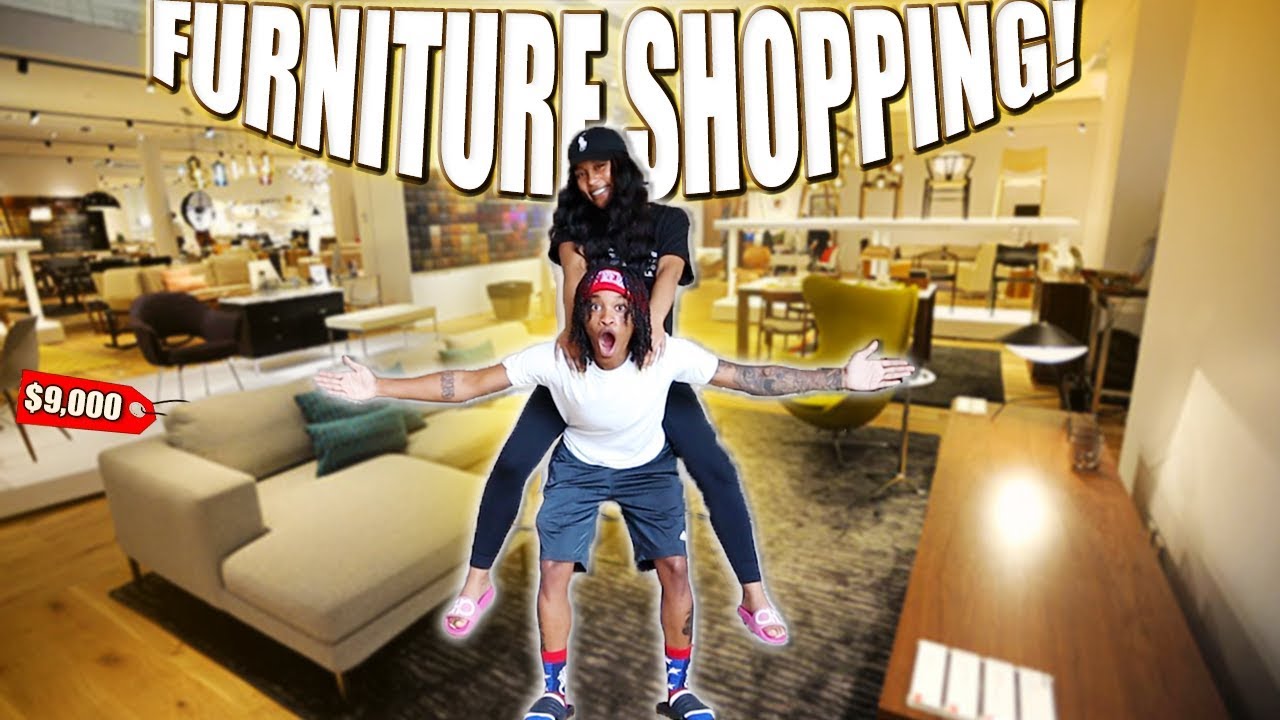 WE WENT FURNITURE SHOPPING FOR OUR NEW HOME!!!