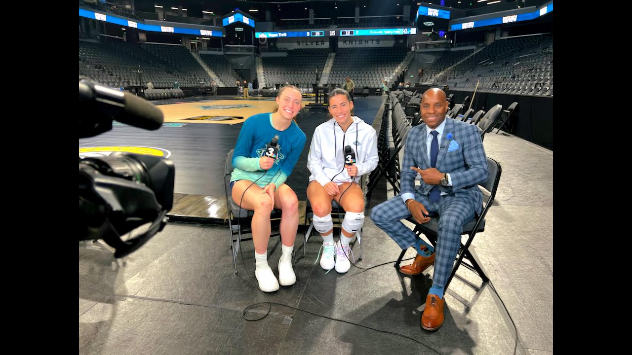 Salmond Sit Down with Vegas Thrill ballers Morgan Stout & Teagan DeFalco