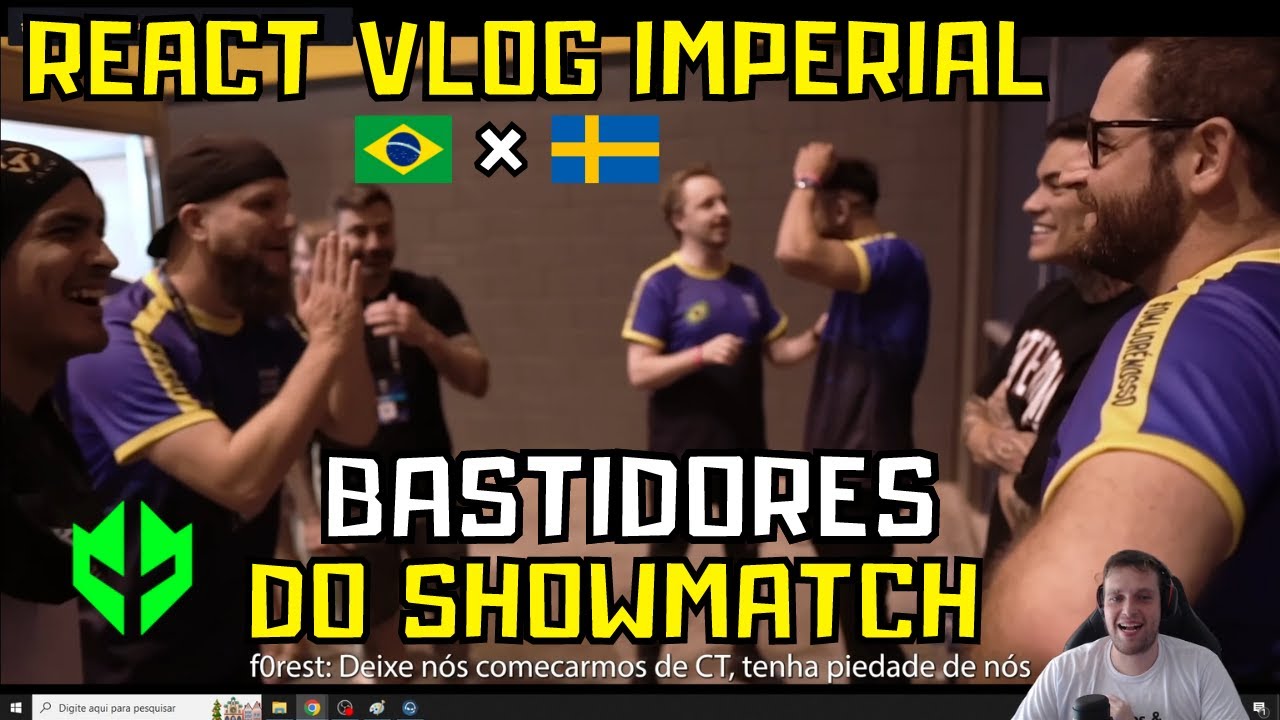 Apoka reagindo ao Vlog da Imperial no Major Rio - SHOWMATCH DAS LENDAS