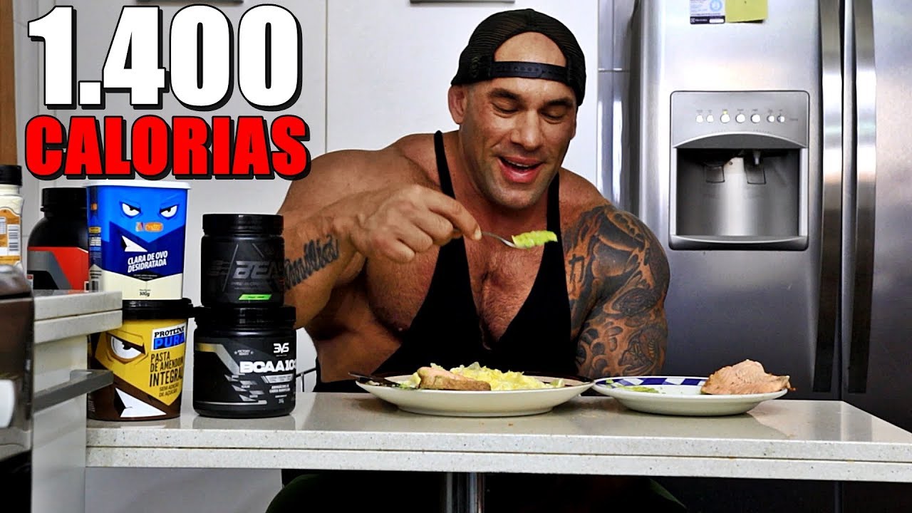 DIETA DE BODYBUILDER | CAFÉ COM 1400 CALORIAS