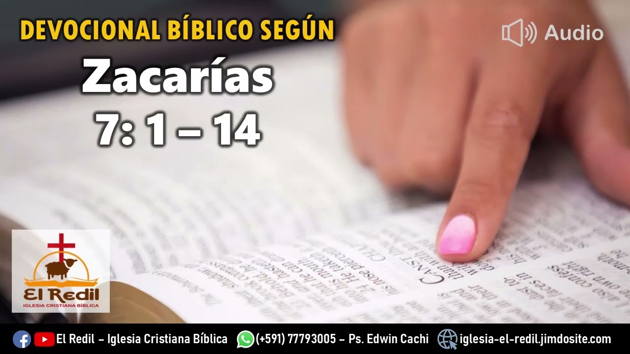 Zacar&iacute;as 7 - Devocional B&iacute;blico El Redil