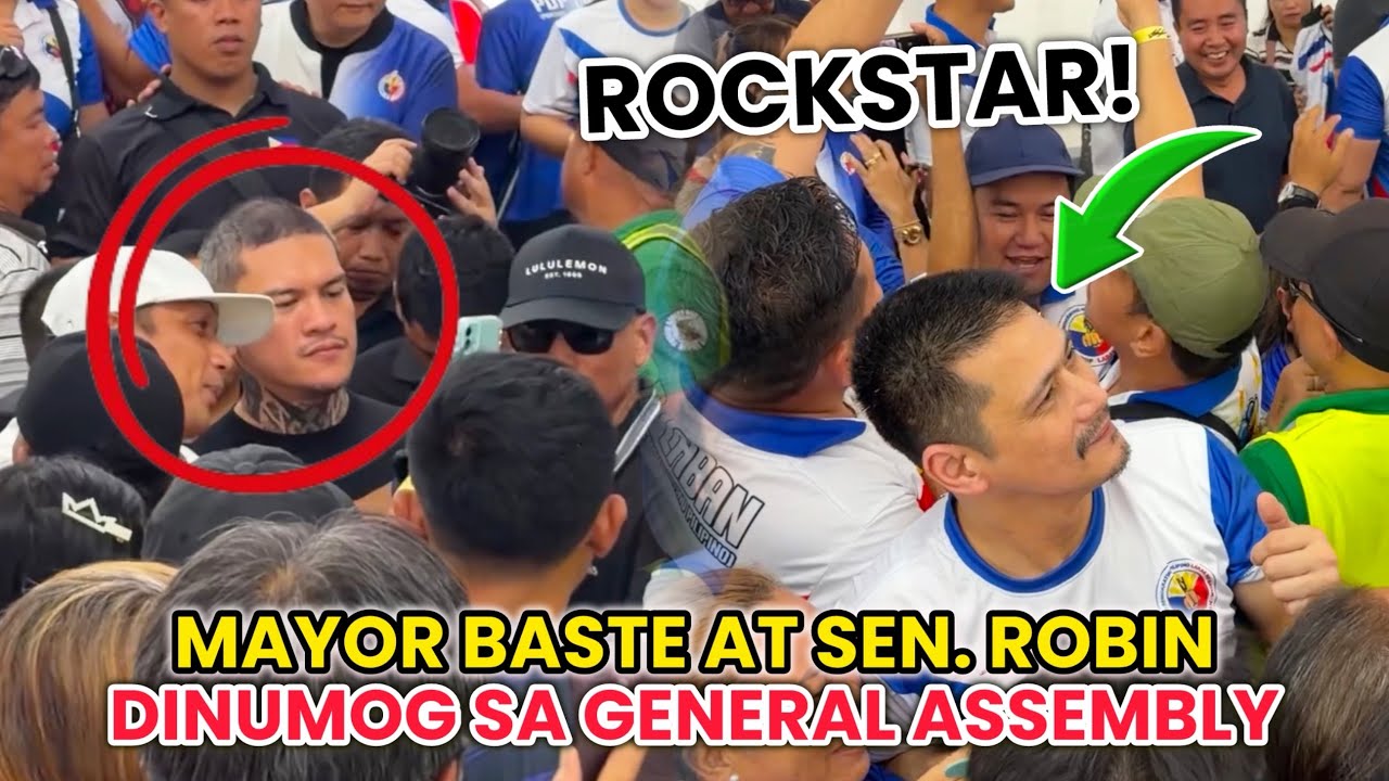 MAYOR BASTE AT SEN. ROBIN DINUMOG SA GENERAL ASSEMBLY