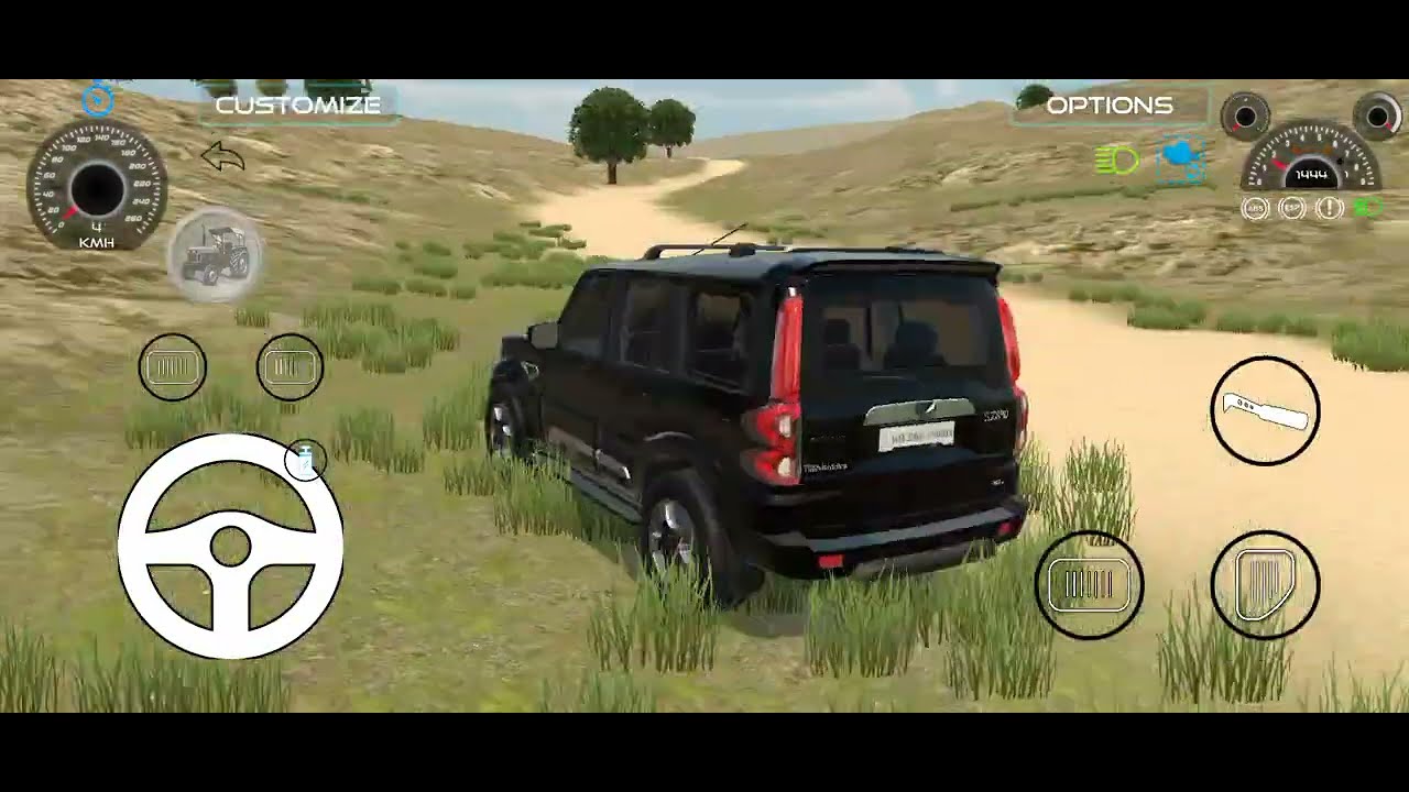 Modified Mahindra Thar😈Games:Indian Thar (Gadi Wala Games) Car Game Android Game - And roid gameplay
