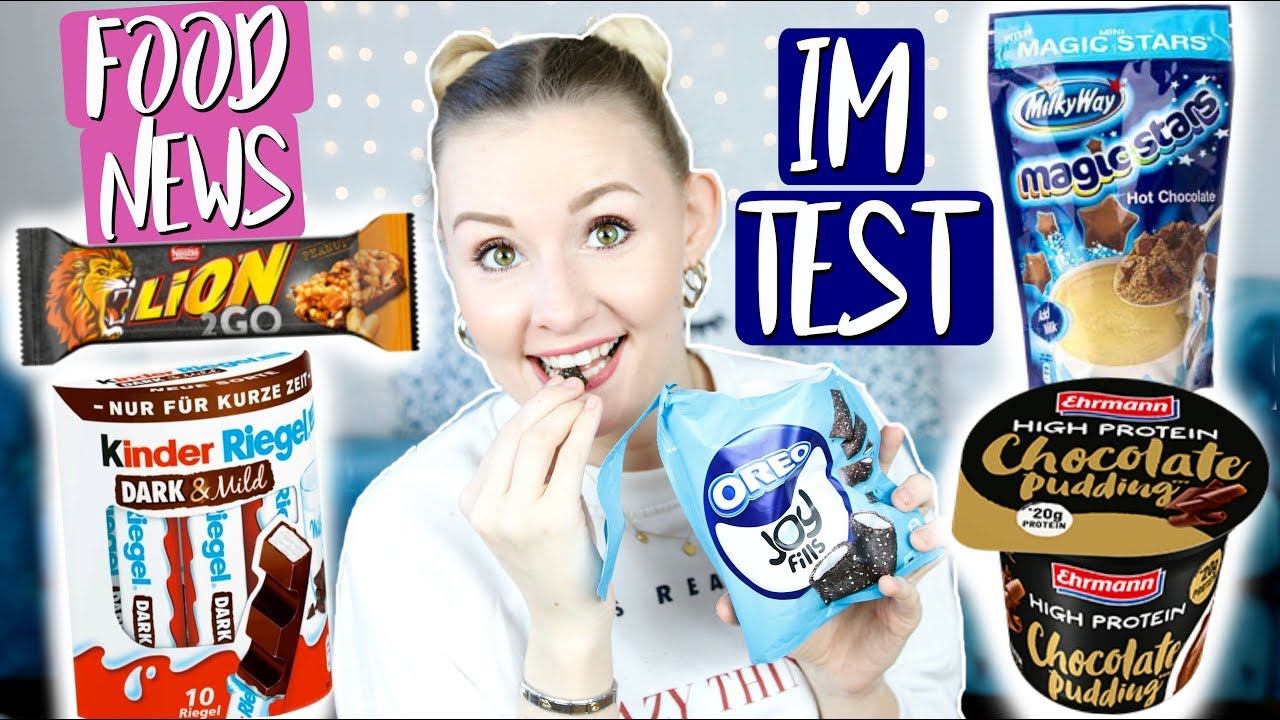 WIE LECKER....oder?🍫 FOOD NEUHEITEN 2019 im Live Test! Kinderriegel, Protein Pudding & Mehr!