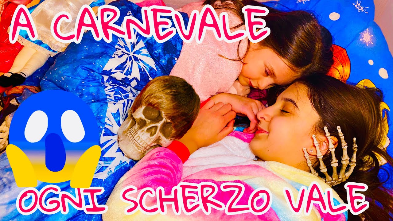 A CARNEVALE ogni SCHERZO VALE 😱 trascorriamo il carnevale insieme a voi 🎭