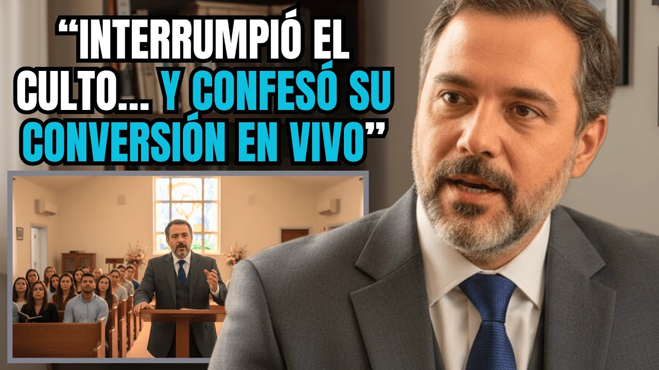 Líder evangélico interrumpió su propio CULTO... para pedir perdón y anunciar su conversión en vivo