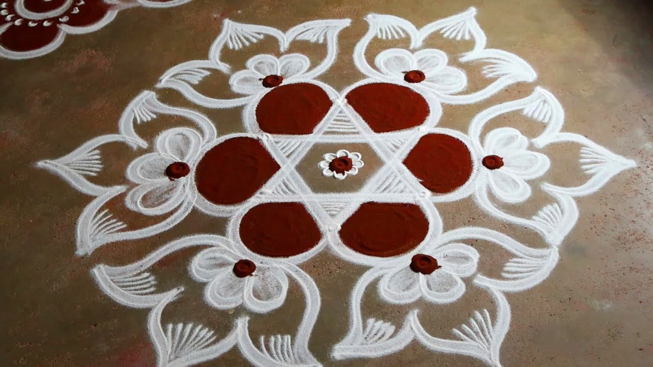 Bhogi pongal 🌻diyamuggulu rangolidesigns 3*2 🌻thai Pongal special 🌻mattu pongal flowers kolam