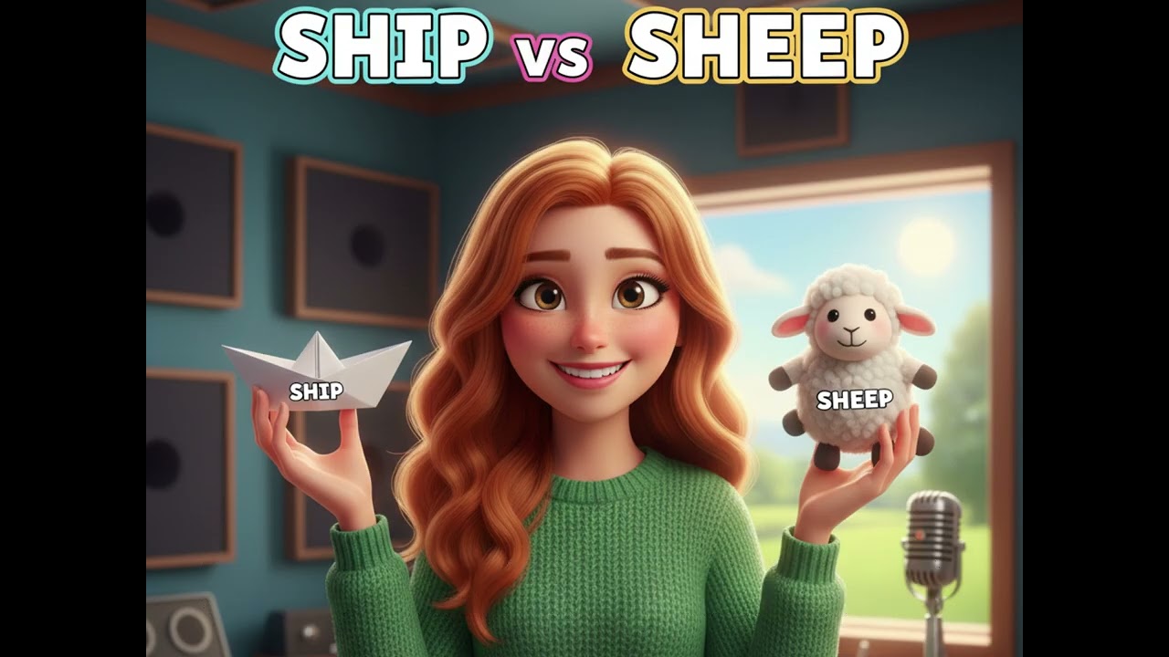The Vowel Song: Master SHIP vs SHEEP with Emma 🎵