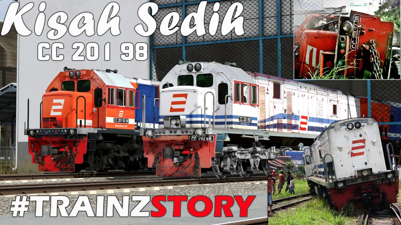 LOKOMOTIF INI AKHIRNYA MATI SETELAH 2 KALI KECELAKAAN | TRAINZSTORY CC 201 98