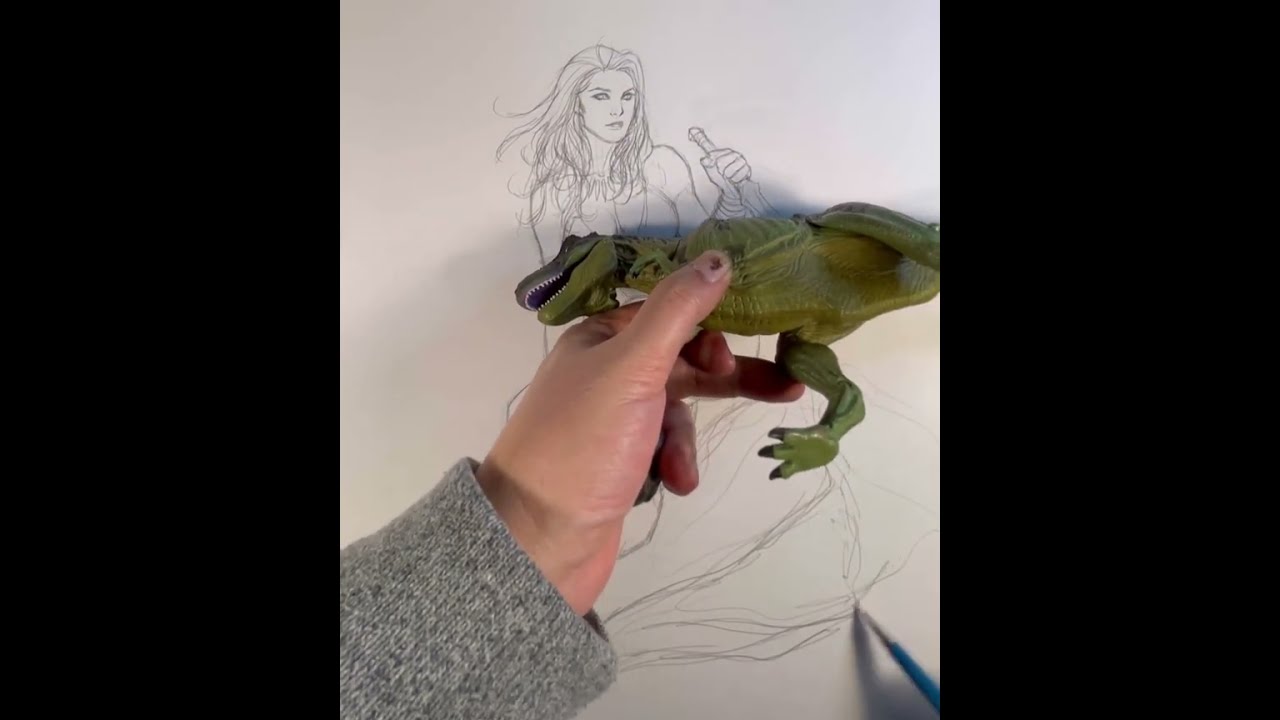 Frank Cho Drawing Demo - Shanna the She-Devil