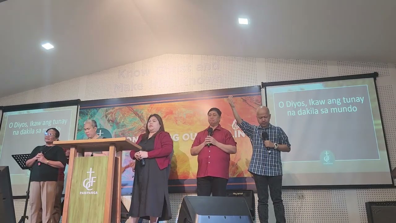 Gcfp Worship in Singing Papuri Kay Yahweh, Diyos Ka Sa Amin and Awit ng Bayan