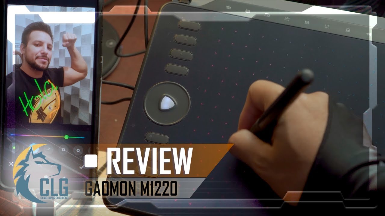 MEJOR Tableta Gráfica 2021 Con Soporte para ANDROID #GAOMON M1220 🎨 UNBOXING Y REVIEW