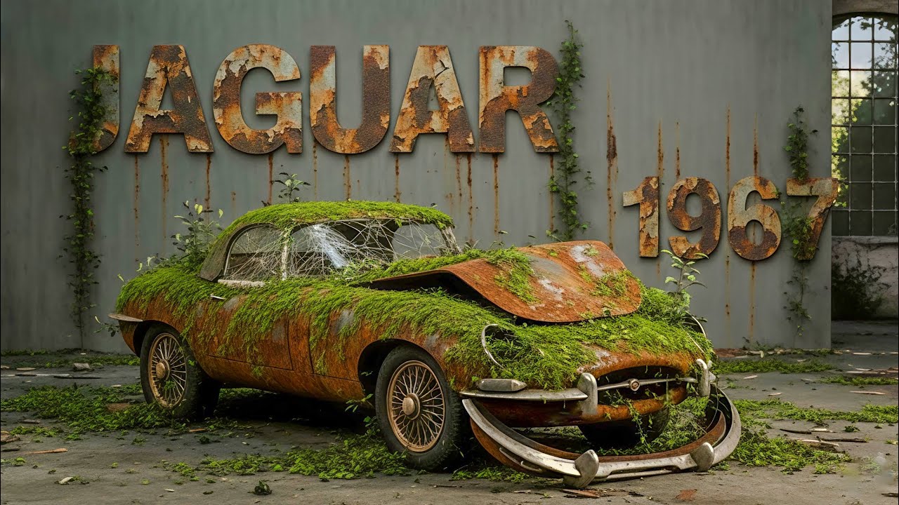 Restoring a Totally Abandoned 1967 Green Jaguar E-Type | The Ultimate ASMR Transformation