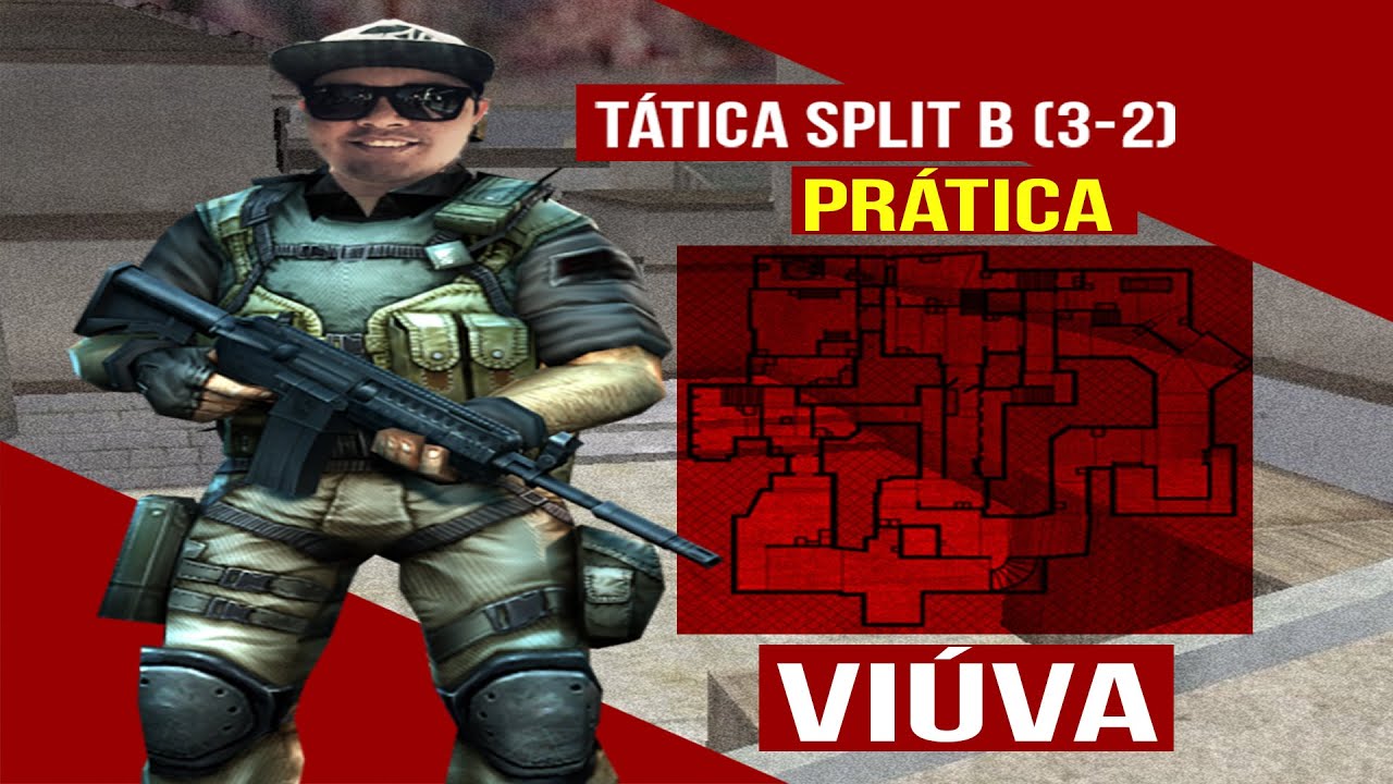 Tática split B (3-2) mapa: Viúva Negra (PRÁTICA)