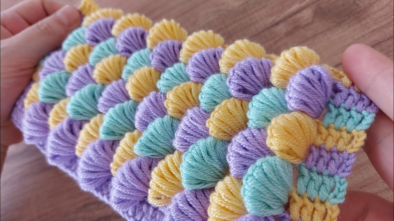EASY CROCHET KNİTTNG.. YAPIMI KOLAY TIĞ İŞİ BATTANİYE YELEK ŞAL ÖRGÜ MODELİ