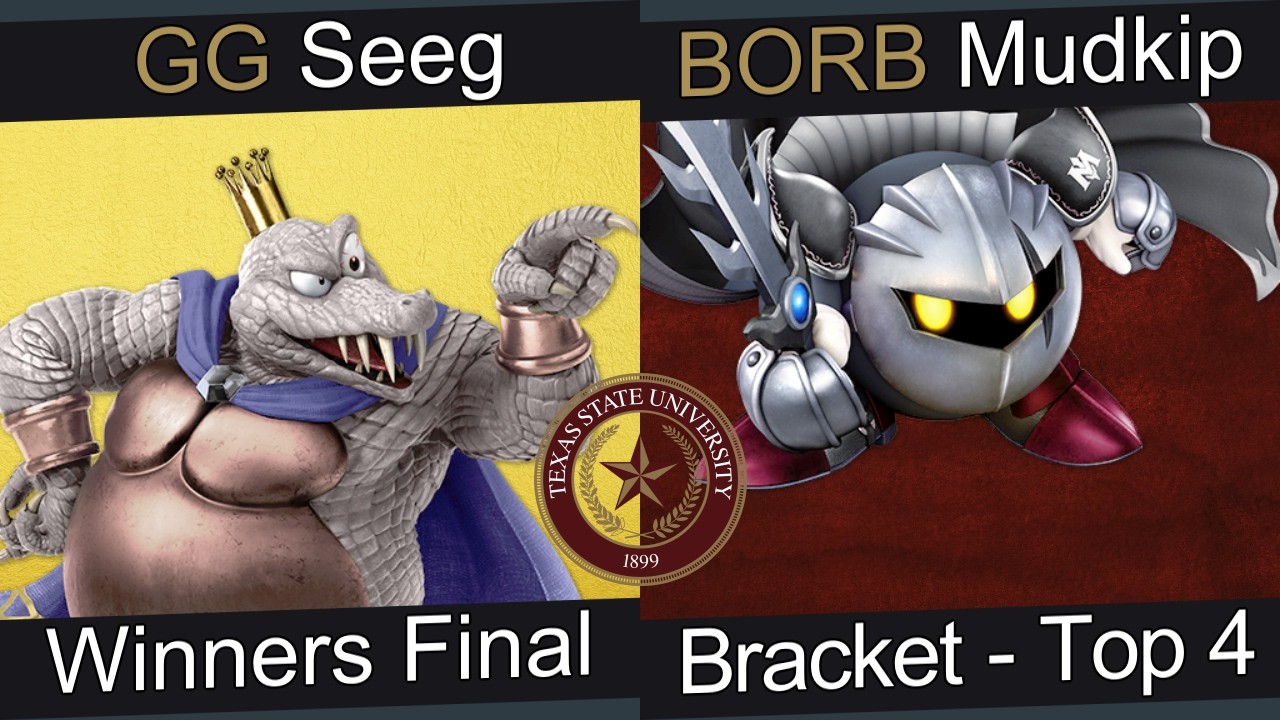 [Smash at George's #68] Bracket - Top 4 - GG | Seeg (King K. Rool) VS BORB | Mudkip (Meta Knight)