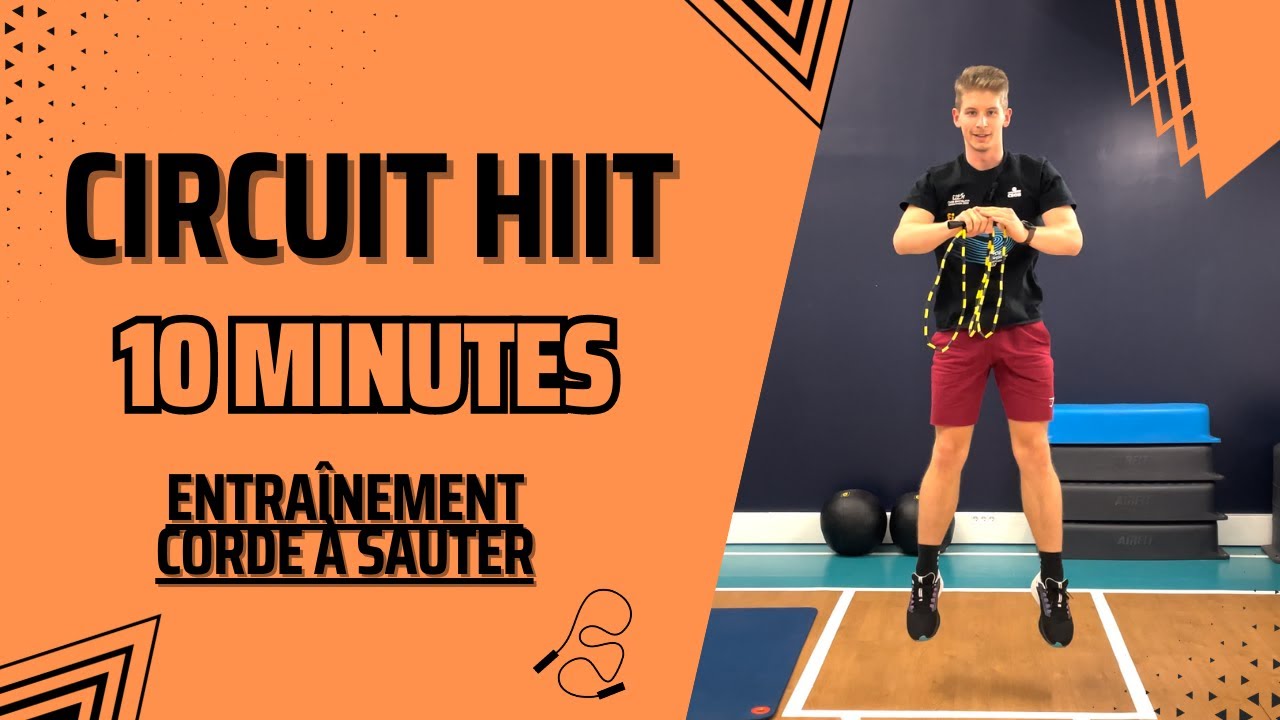 HIIT 10 MINUTES intense (entraînement corde à sauter)