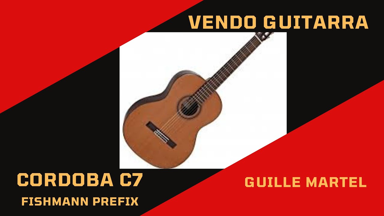 VENDO GUITARRA CORDOBA C7 Mic Fishmann PreFix