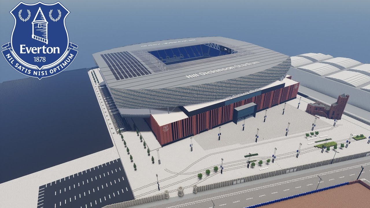 4K Minecraft - STADIUM - Hill Dickinson Stadium (Everton) [Official] + DOWNLOAD
