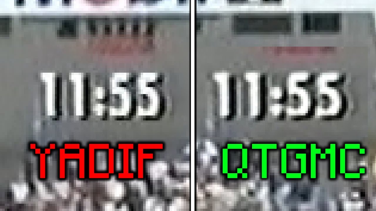 Deinterlacing - YADIF vs QTGMC