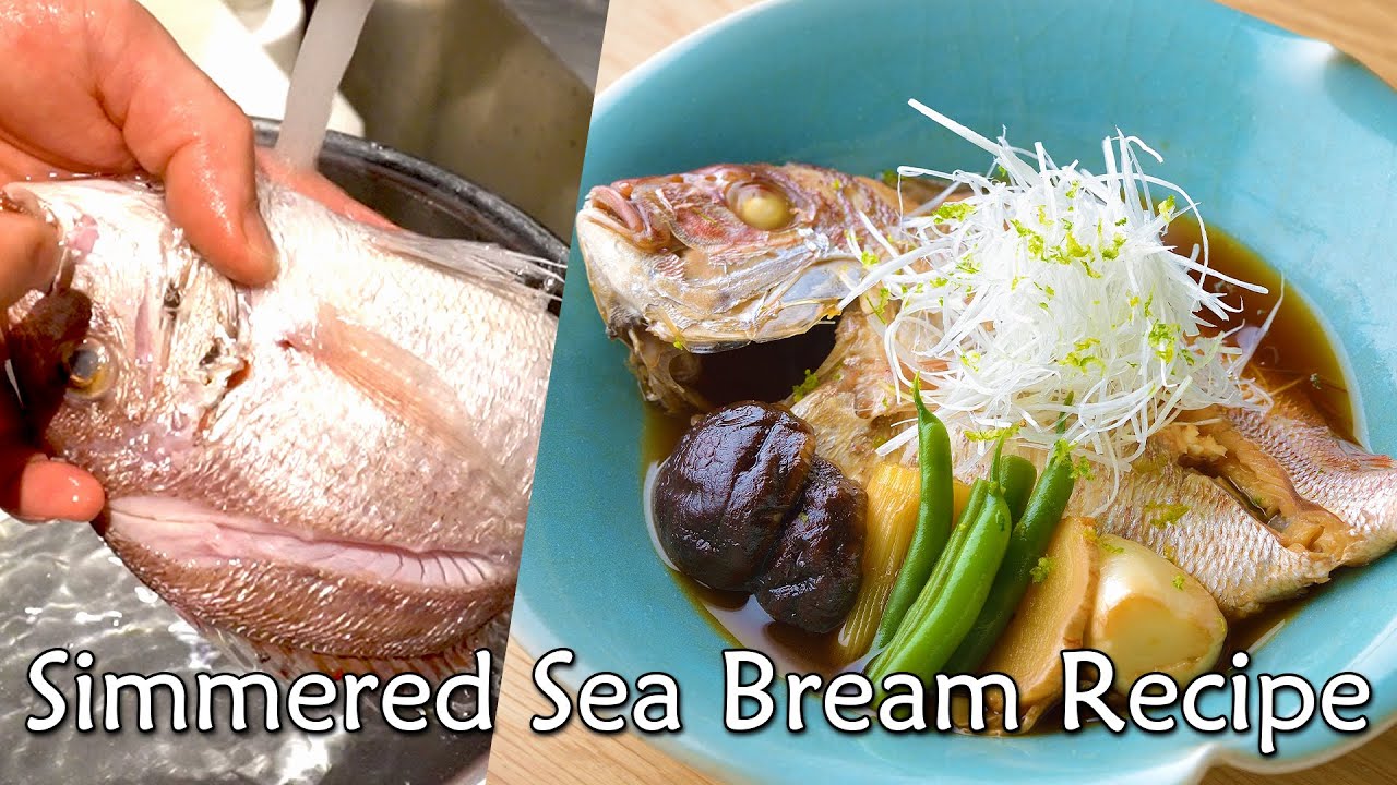 [ENG SUB]Simmered Sea Bream Recipe by Professional  Chef From the Bib Groumand Listed Restaurant