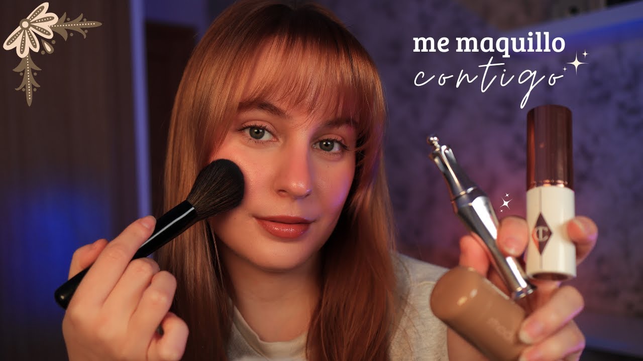 ASMR 🎄 Susurros relajantes mientras Me Maquillo!