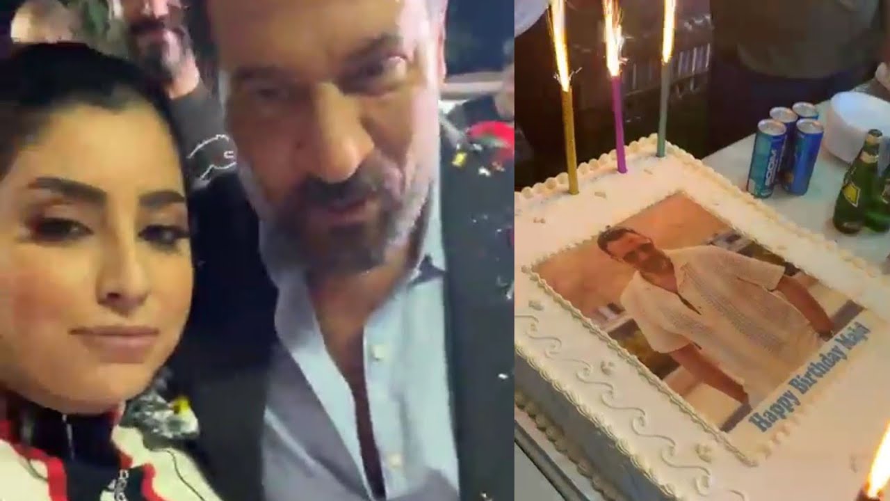 ايتن عامر احتفلت بعيد ميلاد الفنان ماجد المصري من ورا رانيا مراته في كواليس مسلسل زوجه واحده لا تكفي