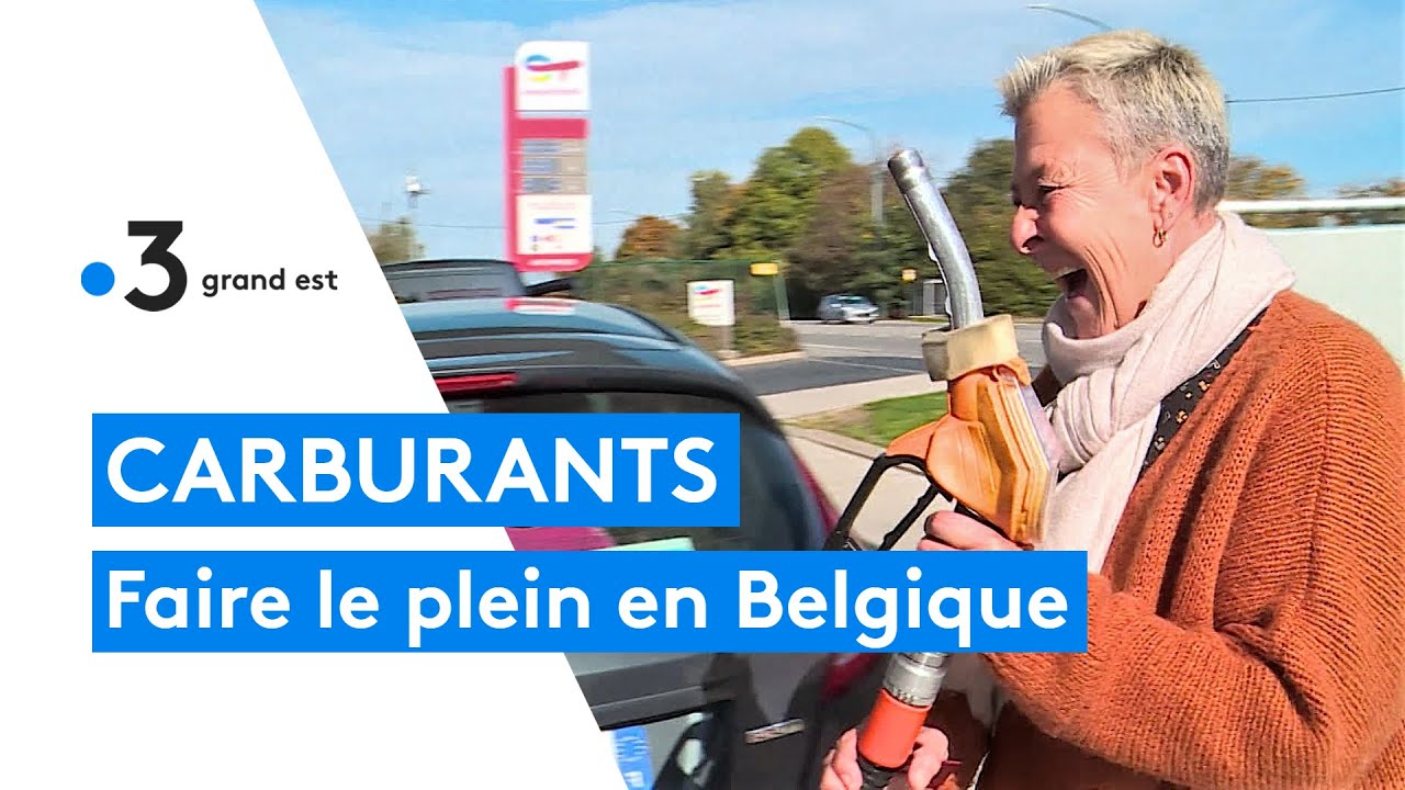 Pénurie de carburant : les frontaliers finissent par faire le plein en Belgique