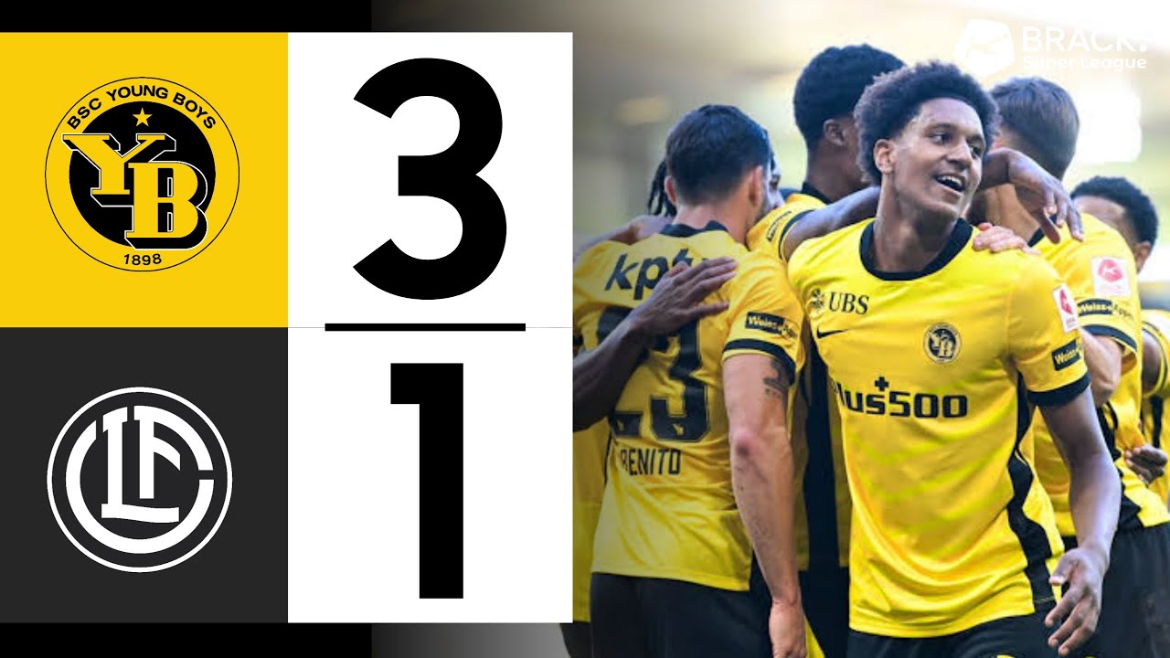 HIGHLIGHTS | YOUNG BOYS VS FC LUGANO 3:1 | SWISS SUPER LEAGUE