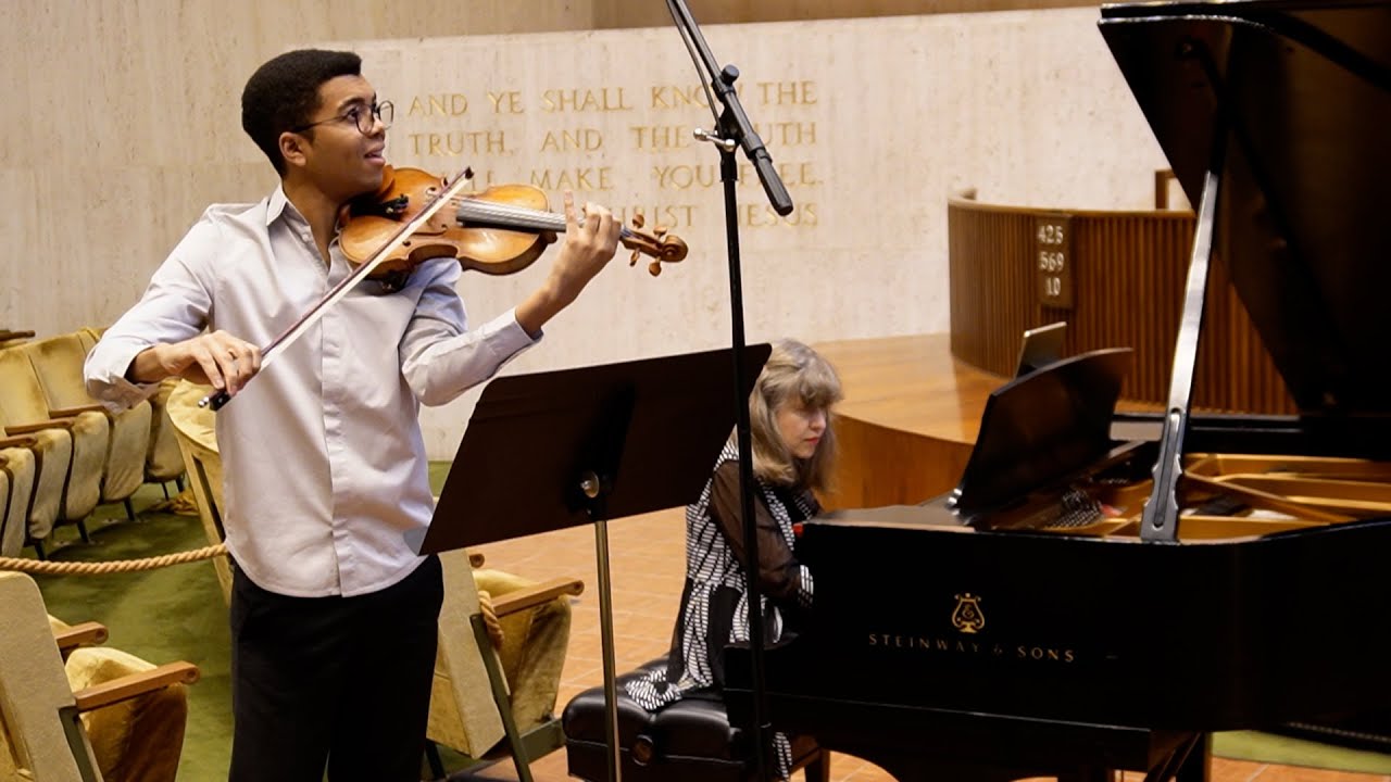 Dame Myra Hess Concert - October 29, 2025 - Grant Houston, violin and Dina Vainshtein, piano