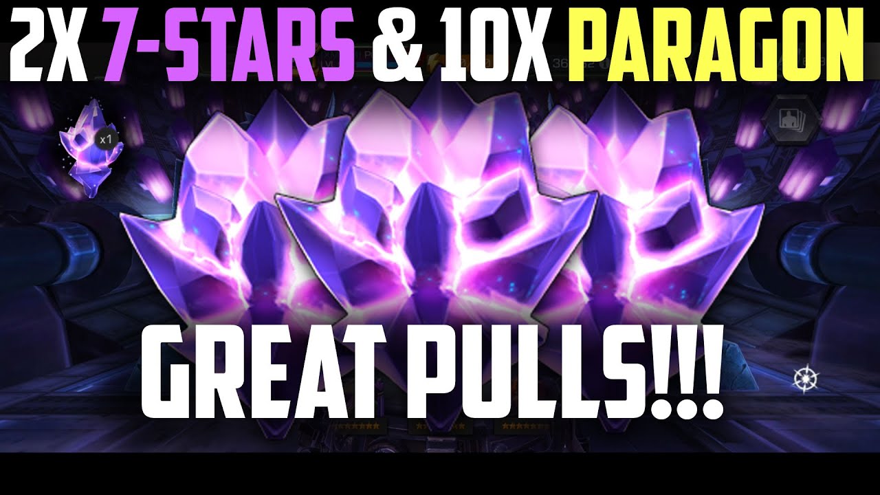 2X 7-Star Crystals & 10 Paragon Crystals - Finally some GREAT Luck! - Marvel Contest of Champions
