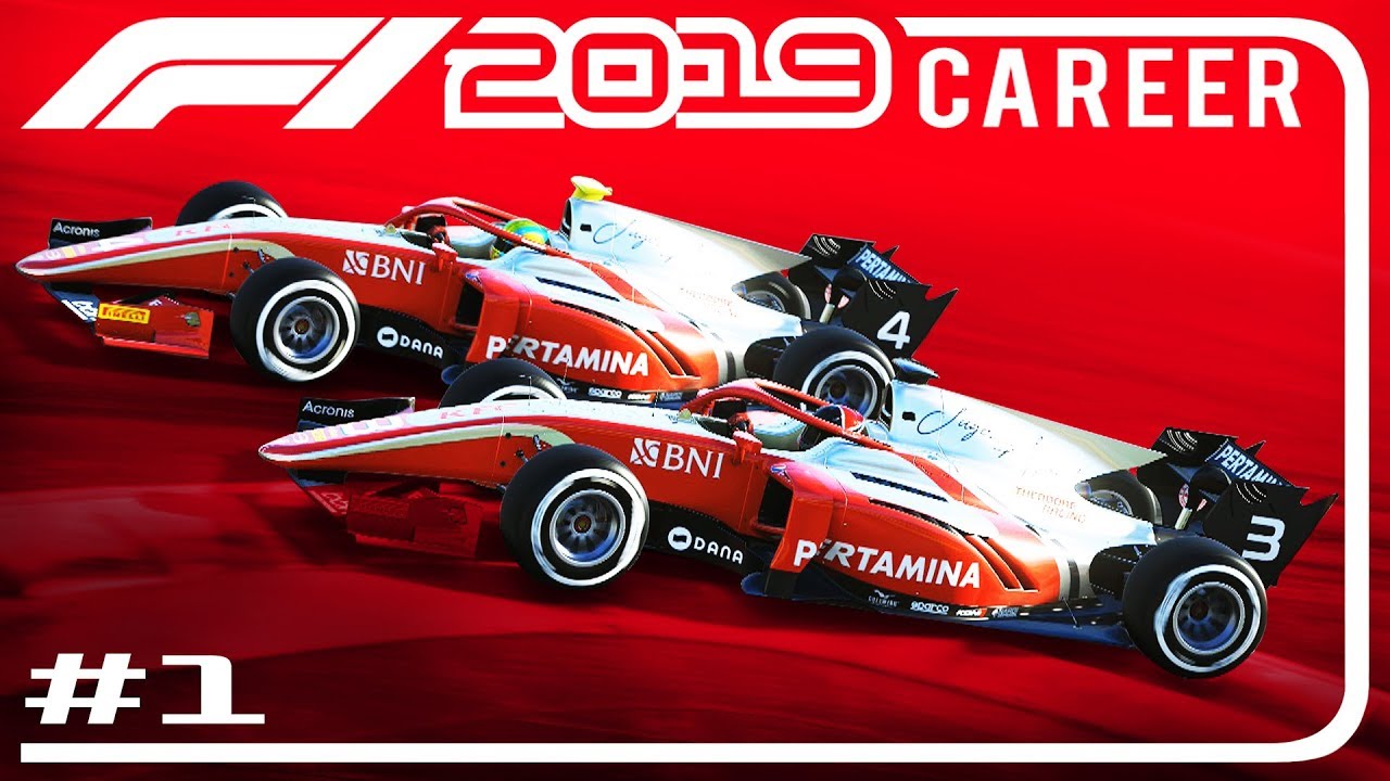 F1 2019 Career Mode Part 1 | FORMULA 2 DEBUT & SIGNING FOR FERRARI