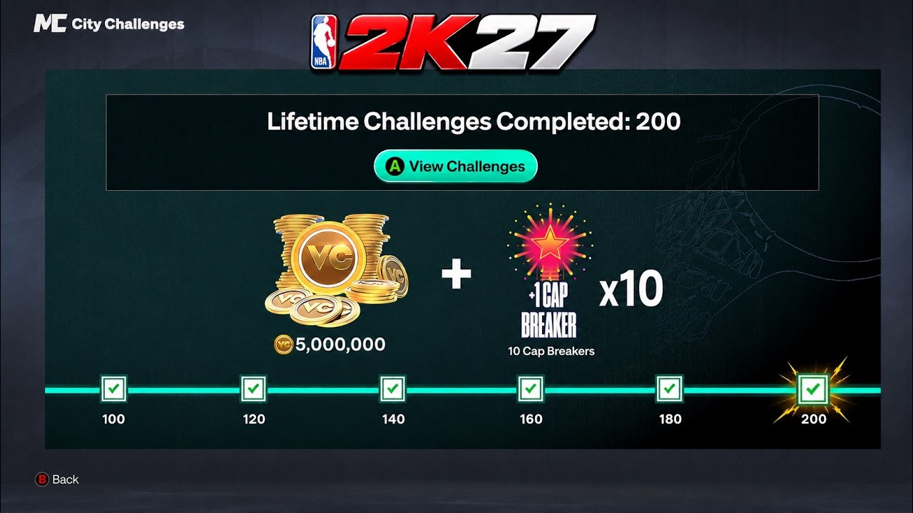 Как разблокировать ВСЕ награды за пожизненные испытания в NBA 2K27! (10 СНЯТИЙ ЛИМИТОВ + 5 МИЛЛИО...