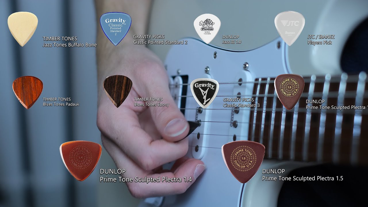 Guitar Picks Comparison (Can you hear the difference?)