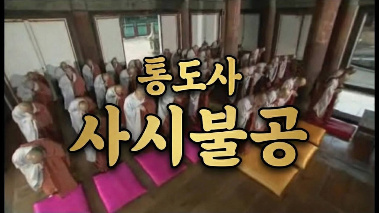 통도사 사시불공  #통도사 #사시불동 #천수경 #학인스님