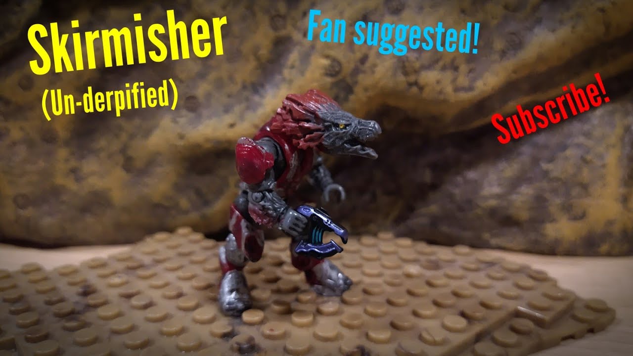 Upgrading the Halo Mega Construx skirmisher (Un-derpified)