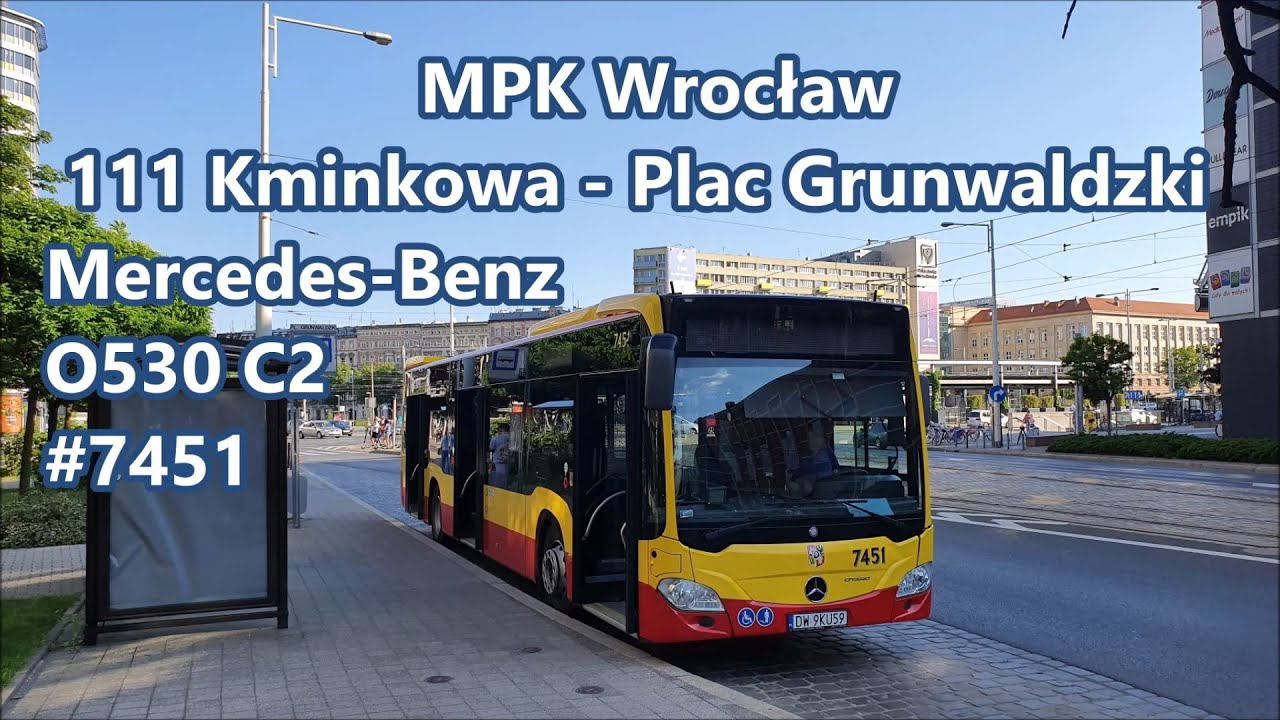 MPK Wrocław - linia 111, Mercedes-Benz O530 C2 #7451