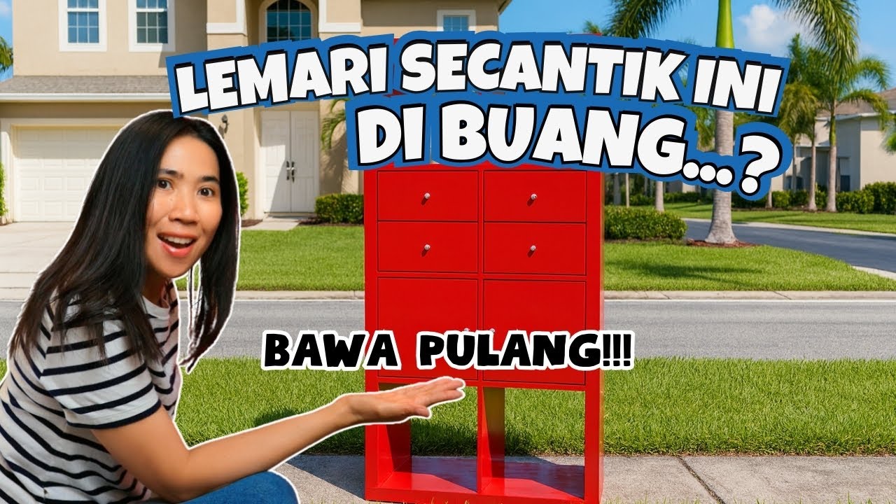 MUNGUT LEMARI CANTIK YANG DI BUANG TETANGGA