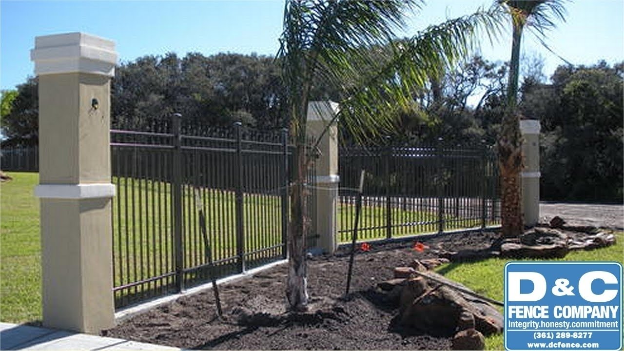 We Build Stucco Fences | D&C Fence Co. | (361) 289-8277