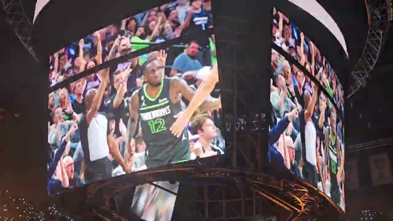 Minnesota Timberwolves 2023 Playoff Intro Video and Player Introductions