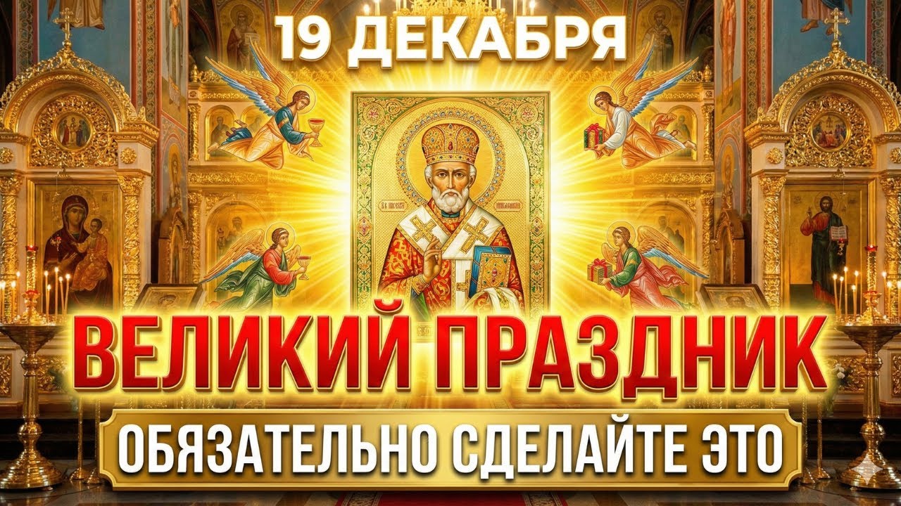 19 декабря — Святитель Николай Чудотворец. Что нельзя делать. Народные традиции