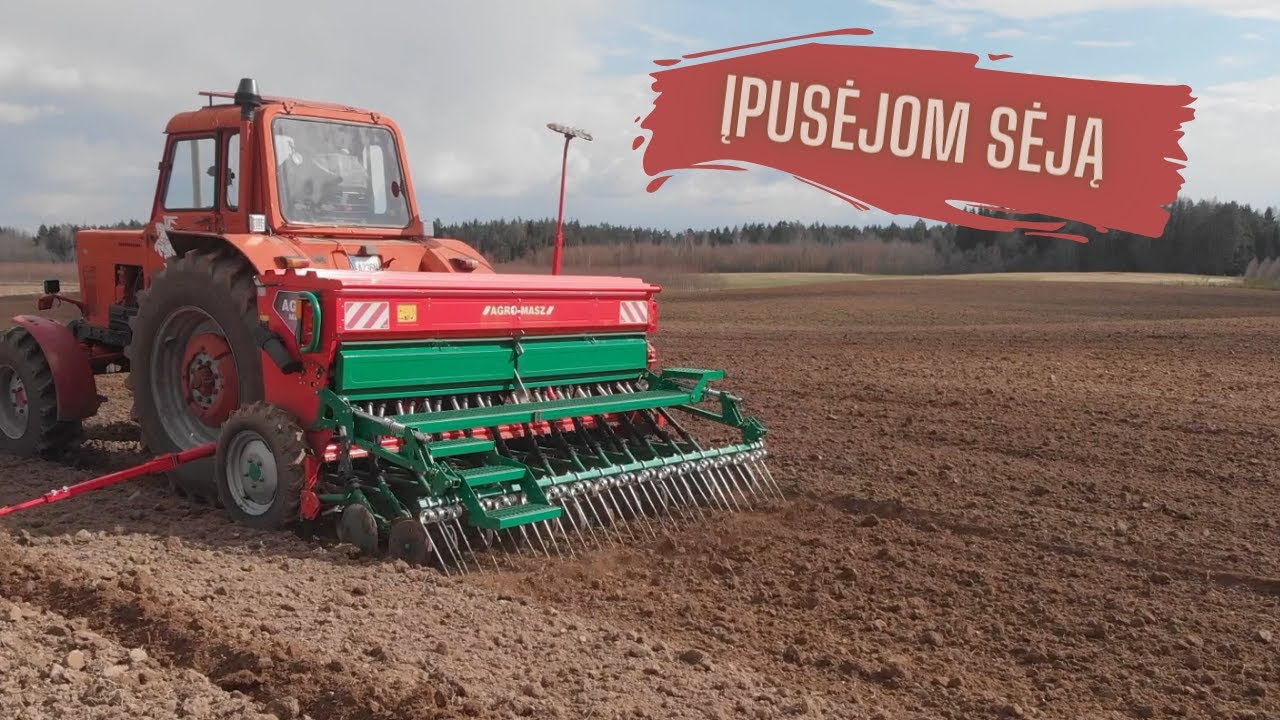 #8 Barstom trą&scaron;as, skutame, sėjame kviečius 2023 - MTZ- AGRO-MASZ | Ūkininkas Marijus Urvakis