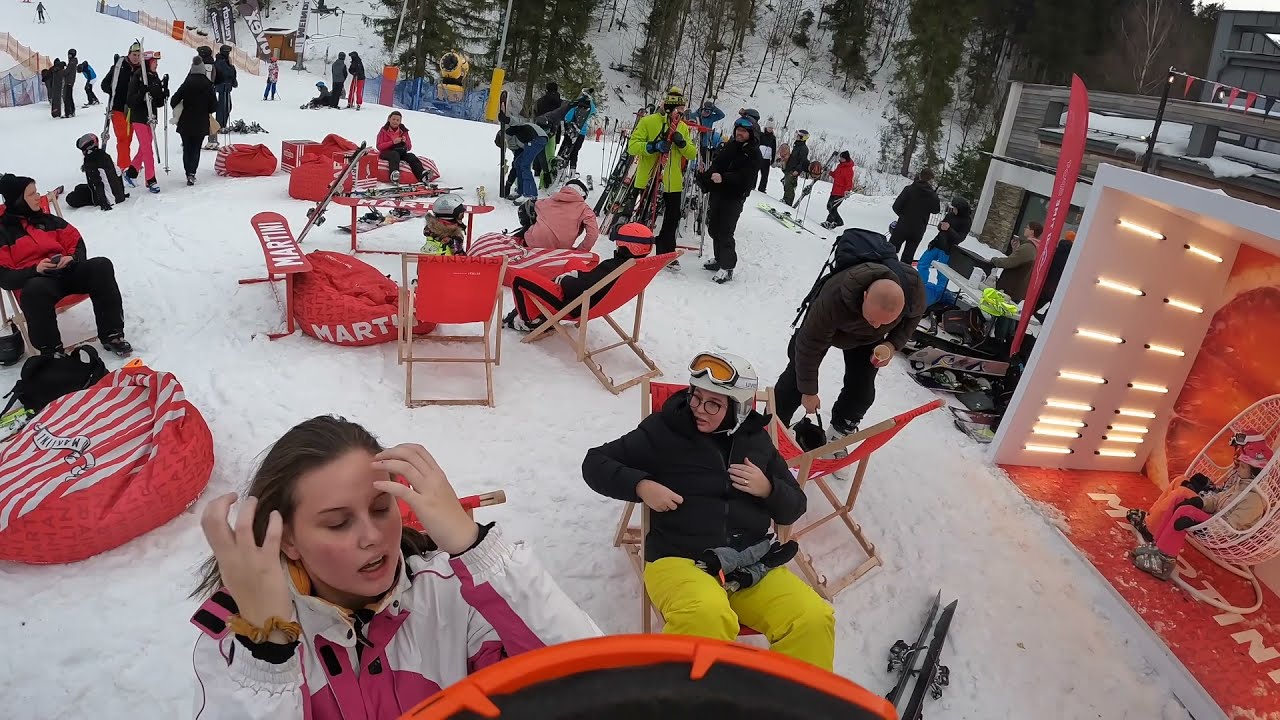 Mróz rozwalił Nam toaletę w przyczepie kempingowej! Na nartach cały dzień.(vlog#25)