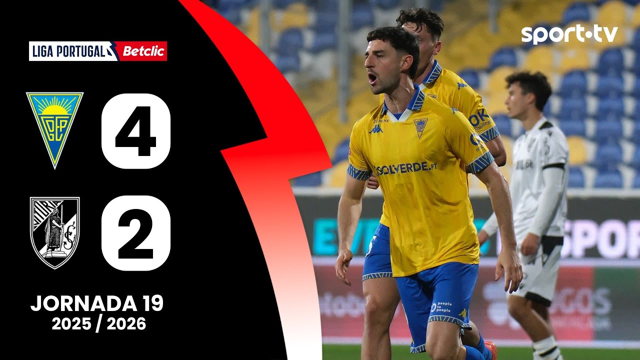 Resumo: Estoril 4-2 Vitória SC - Liga Portugal Betclic | sport tv