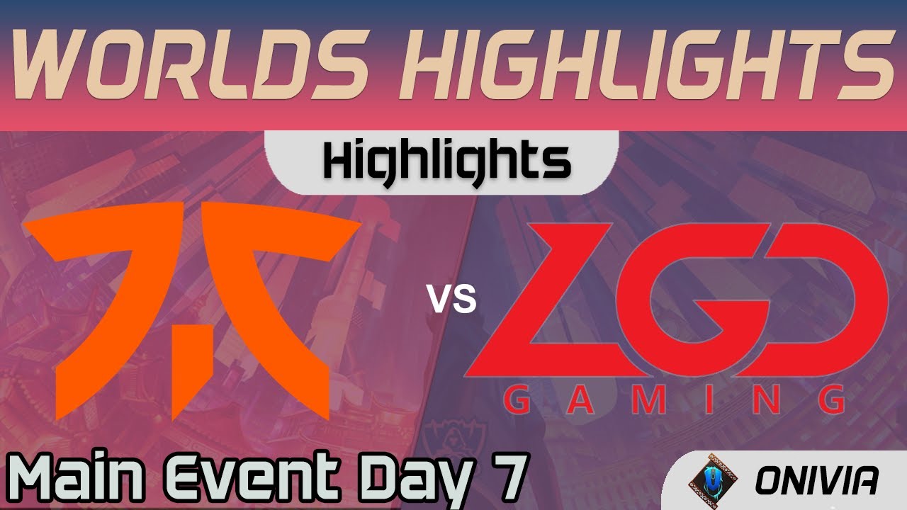 FNC vs LGD Highlights Day 7 Worlds 2020 Main Event Fnatic vs LGD Gaming by Onivia