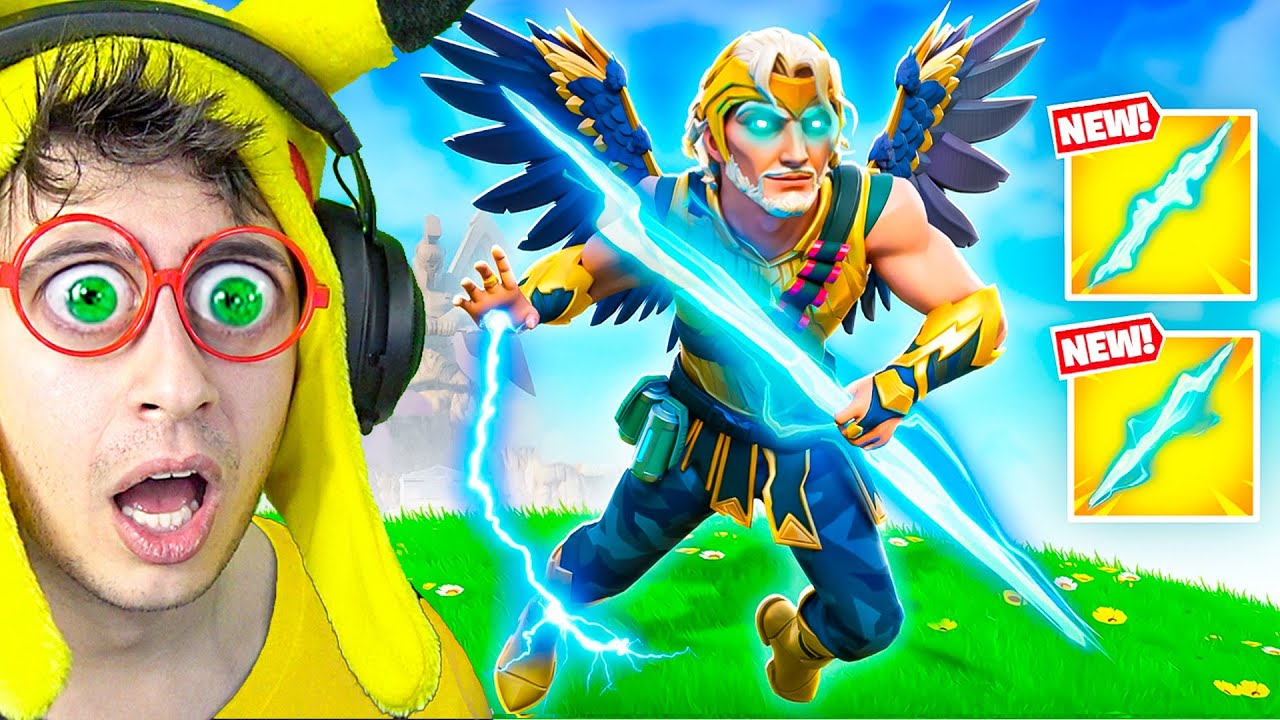 ME CONVIERTO en ZEUS ⚡💎!! (reto épico 🔥) - Fortnite