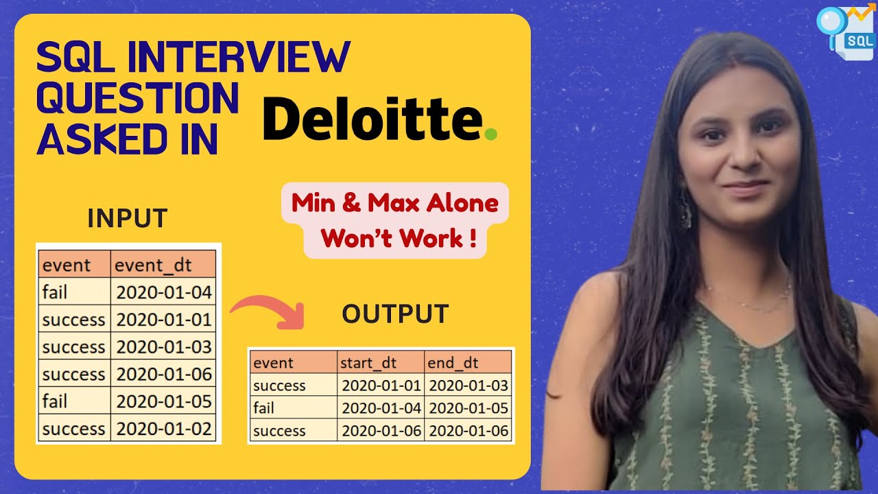 🔥Deloitte SQL Interview: Consecutive Rows Explained