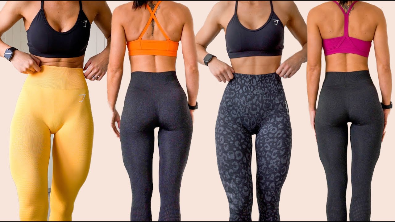 GYMSHARK ЧЕСТНАЯ ПРИМЕРКА | Спортивные бюстгальтеры и леггинсы
