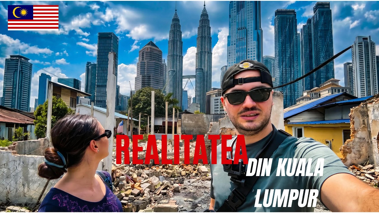 Am ajuns in KUALA LUMPUR printre RUINE si BARACI langa Petronas cu trenul autonom